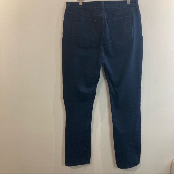 NYDJ Sz 14 Lift Tuck Technology Dark Wash Tapered  Led Stretch High Rise Jeans - Picture 6 of 9